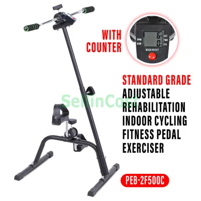 SellinCost FEXPERT Foldable 2in1 Rehabilitation Bicycle Mini Exercise Bike Mobility Cycle Physiotherapy Fitness Bicycle Leg Exercise Home Pedal Bike Elderly Indoor Equipment Home Cycling Arm Leg Feet Basikal Orang Tua Basikal Terapi Lutut PEB 折叠式手臂腿康复自行车