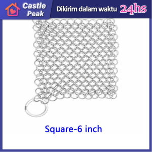 4/6Inch Membersihkan Bola Stainless Steel Scrubber Cuci Piring Sikat Kawat Cuci Piring Sabut Stainless Cuci Piring Alat Cuci Piring