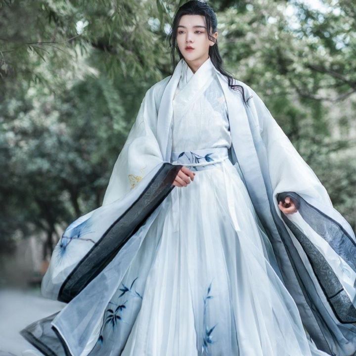 Hanfu male Chinese style fairy gas plus size ancient costume ancient ...