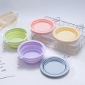 Plastic Folding wash Basins Portable Folding Wash Face/Ass Basins Baby Bath Basin Wash Basin Outside baby travel essentials can hang on the bag. 