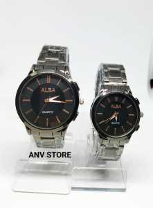 Jam Tangan Pasangan Ab/Jam Tangan Rantai/2 Pcs Jam Tangan/ Jam Tangan Mewah