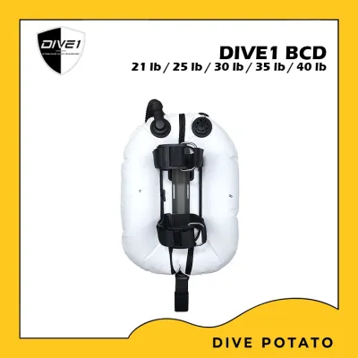 (ผ่อน0%) BCD DIVE1 SCUBA - Soft Plate - Marine - Back Buoyancy