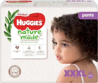 [mkids] Huggies Platinum Naturemade Pants (M/L/XL/XXL/XXXL) [LOCAL SG DELIVERY]