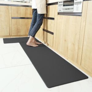 Waterproof Oilproof Carpet PU Leather Kitchen Living Room Bedroom Non Slip Easy to Clean Floor Mat