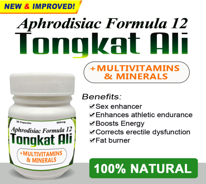 Formula 12 Tongkat Ali Capsules Multivitamins MAIN Lazada PH