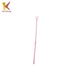 Satu Keluarga Tongkat Jemuran Pengait Pakaian Bisa Setel Panjang Pendek C1116 Galah Gantungan Baju