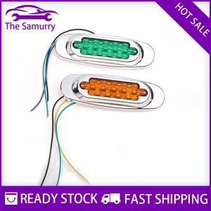 Samurry ✨Hot Sale✨ 1Pc 16LED 12-24V LED Side Marker Light Position Side Lights Universal For Truck Trailer Yellow White Red Blue Green
