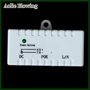 Aolie 12V - 48V Passive POE injector for IP Camera VoIP Phone Netwrok AP device