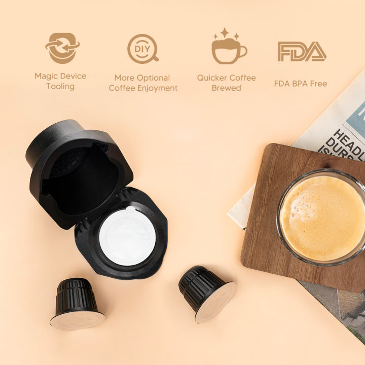 【i Cafilas】[HLB08] Reusable Capsule Adapter converter use Espresso