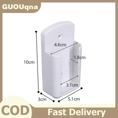 GUOUqna 1PC phổ điều hòa không khí từ xa chủ trắng Treo Tường Hộp lưu trữ điều khiển từ xa chủ điện thoại sạc khung