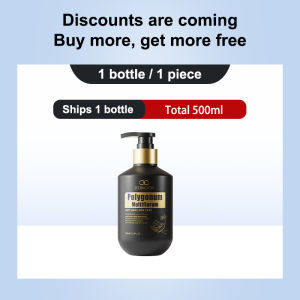 Official authentic shampoo permanently removes gray hair prevents hair loss and turns gray hair black. Genuine original shampoo herbal natural conditioner/hair vitamins - 500ml