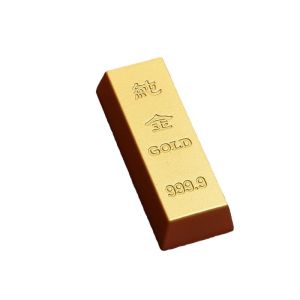 已开光 Fortune Simulation Gold Bar Solid Decoration Gold Gold Bullion Handicrafts Decorated Living Room Buddha Hall Offering Opening Gifts 招财仿真金条实心摆件沙金金块金砖工艺品摆设客厅佛堂供奉开业礼品