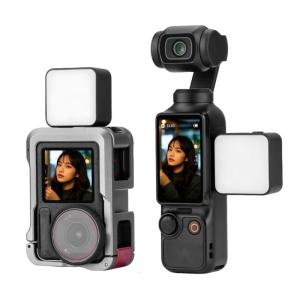Lightweight Action Camera Lighting Solution Fill Light for Pocket 3 Camera with Easy Magnetic Mounting