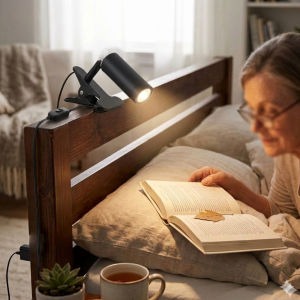 Đèn đọc sách Kẹp đầu giường Ánh sáng Led 3W chiếu rọi phù hợp học tập và làm việc