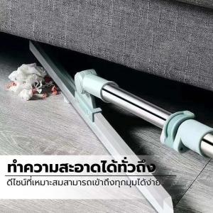 1 ชิ้น ให้พื้นแห้งเร็วขึ้น ไม้ปาดน้ำ ไม้รีดน้ำ ไม้กวาด ไม้ถูพื้น สำหรับกวาดน้ำและฝุ่น ปรับหมุนได้ 180° ล้างทำความสะอาดได้ง่าย เครื่องมือทำความสะอาดในครัวเรือน