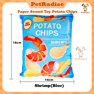 Paper Sound Toy Potato Chips Dog Toy Bite Dog Chew Toy Puppy Toy Pet Toy Pet Toys Dog Toys 狗狗玩具 宠物玩具