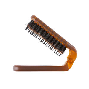 Bristle Folding Comb Folding Bristle Comb Anti-static Folding Comb Portable Travel Straight Hair Curling Comb Men and Women Massage Comb Professional Hairdressing Comb