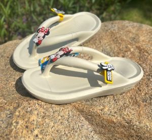 H รองเท้าแตะแบบสวม รองเท้าหูคีบ รองเท้าแบบคีบ  รุ่น GTA-MN11  Size 35-42  สี ขาว ครีม ดำ โอวันติน ป้าย 599.-