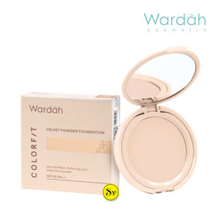Wardah Colorfit Velvet Powder Foundation (Full Case/Refill)