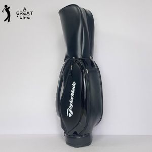 2025 Taylormade New Ultra Light Golf Ba PU Leather Standard Club Bag Large Capacity Lightweight Golf Carry Bag