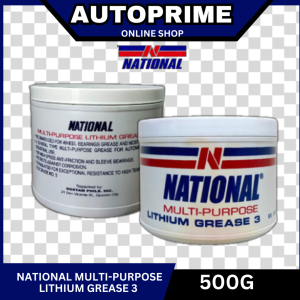 National Multi-purpose Grease 250g/ 500g/ 2KG - For Multi-purpose Application (Yellow)