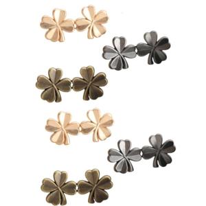 Metal Clovers Waist Tightener Pin Nonrust Plating Easy To Install Adjustable Clasp Buckle For Loose Pants Waist Adjusters