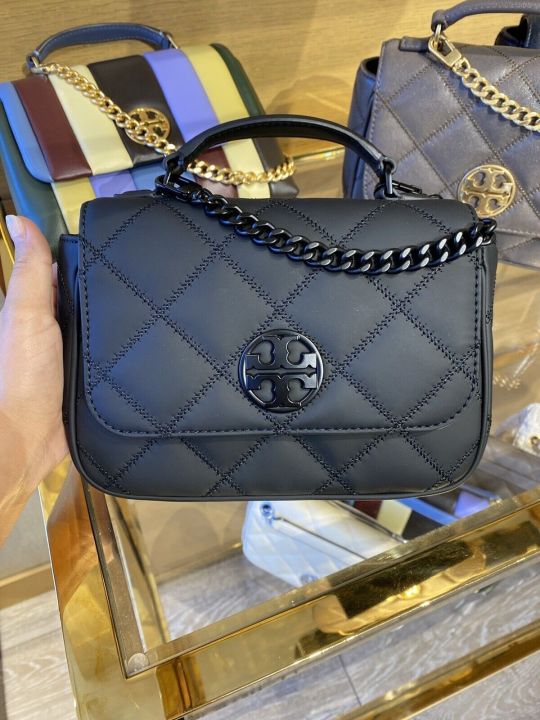 Tory Burch Willa Matte Small Shoulder Bag Black Lazada PH