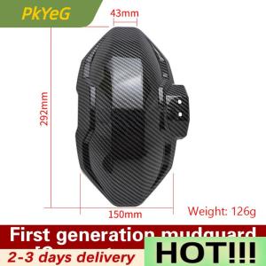 PkYeG Motorcycle Fenders Carbon Fiber Textured Fenders Electric Vehicle Fenders Universal Carbon Fiber