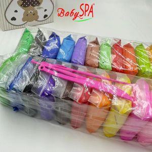 [𝐒𝐆 𝐒𝐞𝐥𝐥𝐞𝐫] BabySPA Soft Easy to Mold Clay for Kids in 24 Colors Create Anything