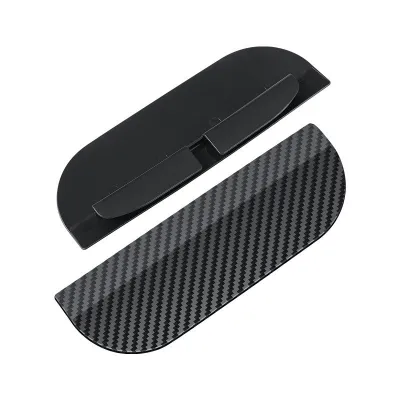 2Pcs Proton Car Side Rear View Mirror Rain Eyebrow Carbon Fiber Car Outer Rear View Mirror Rainproof Cover Buckle For Proton X50 Saga Persona X70 Iriz Exora X90 S70 Wira Ertiga