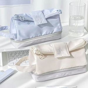 hôp đựng bút học sinh bóp viết học sinh khay đựng bút kệ đựng bút bóp viết túi đựng bút GIORGIONE Túi để bàn Túi văn phòng phẩm Túi đựng mỹ phẩm Sức chứa lớn Túi bút chì Đơn giản Không thấm nước Văn phòng phẩm