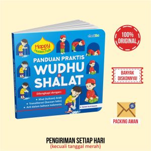 Boardbook Anak Panduan Praktis Wudhu & Shalat Happy Moslem Kids