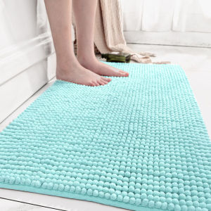 Chenille Bathroom Floor Mats Thicken Super Absorbent Floor Toilet Kitchen Living Room Anti Slip Mats Carpets Doormat Entrance Foot Pad