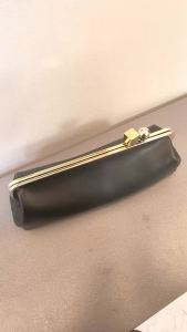 women kisslock frame bag design black clasp pouch clutch purse evening dinner party bag 2026 new microfibe leather shoulder bag2026