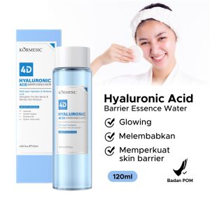 Kormesic Toner Wajah Glowing BPOM Hyaluronic Acid Menghidrasi dan Menyegarkan Kulit 120ml