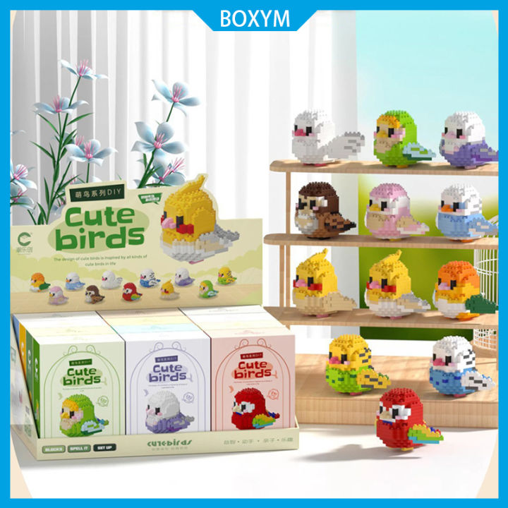 Mainan Balok Susun Kartun Bird Burung DIY Bricks Mini Mainan Block