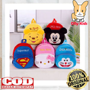 OLLYKIDS Tas Ransel Sekolah Anak Backpack Motif Kartun Murah MA32