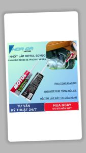 Nhớt Láp/ Nhớt Hộp Số/ Dầu Láp/ Dầu Hộp Số Chính Hãng Motul Scooter Gear Plus 80W-90 120ml Cho Xe Piaggio Vespa