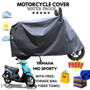 MIO SPORTY Waterproof Motorcycle Cover Durable Sunproof Scratch-Resistant Outdoor Shield (S)