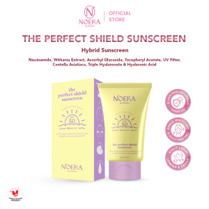 Noera The Perfect Shield Sunscreen SPF 50 PA++++ | Sunscreen Anti Kusam Blue Light Protection