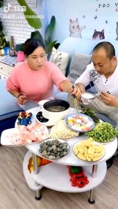 Home multi-grid hot pot platter 32cm 家用多格火锅拼盘