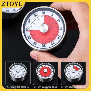 ZTOYL Nhà bếp hẹn giờ thời gian nhắc nhở 60 phút nam châm hình tròn công cụ nhà bếp đếm ngược báo động nhắc nhở cơ khí nấu ăn hẹn giờ
