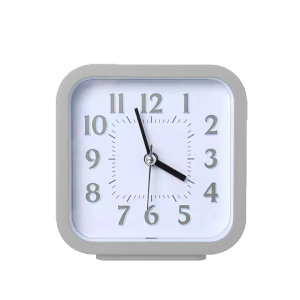 Square Alarm Clock Fashion Quartz Alarm Clock Loud Sound Analogue Desk Bed Home Office Jam Loceng Tidur