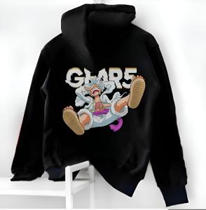 Sweater Anime ONE PIECE MONKEY D LUFFY Pria Wanita Bahan Fleece Ukuran M L XL XXL