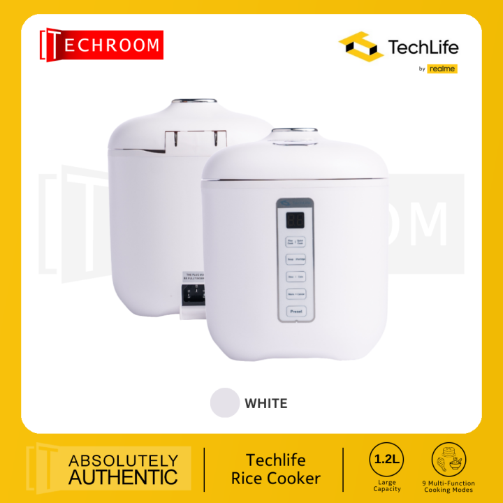 TechLife Rice Cooker | 1.2L Capacity Portable & Compact | Equipped with ...