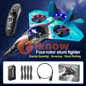 I know Remote Control Plane v17 2.4 GHz RC Airplanes  for Adults and Kids 2 Battery Gravity Sensing Stund Roll Cool Light Gift for Kids