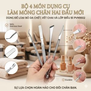 ✨ BỘ 4 MÓN 6 MÓN CHĂM SÓC MÓNG CAO CẤP – ĐẦY ĐỦ DỤNG CỤ LÀM ĐẸP MÓNG TAY MÓNG CHÂN ✨