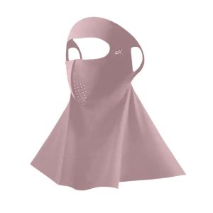 NEXTYOO Full Face Sun Protection UPF50+ Ice Silk Anti-UV Neck Scarf Fashion Neck Protection Sunshade Face Summer