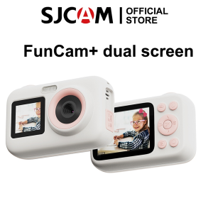 SJCAM 1080P Dual Screen Kids Digital Camera FunCam High Resolution Portable Mini Children Video Camera with LCD Display for Boys Girls Friend Birthday Gift