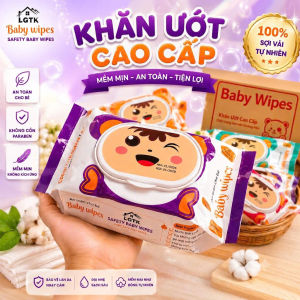 Combo 20 gói khăn ướt baby wipes khăn lớn